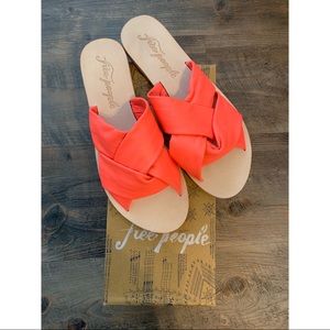 Free People Rio Vista Sandal - Neon Coral